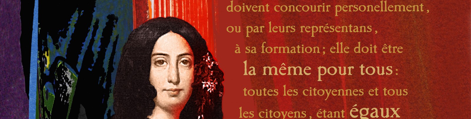 Madame Françoise Chandernagor, marraine de la tapisserie «Hommage à George Sand»