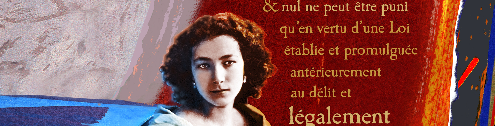 Madame Ariane Mnouchkine, marraine de la tapisserie «Hommage à Sarah Bernhardt»