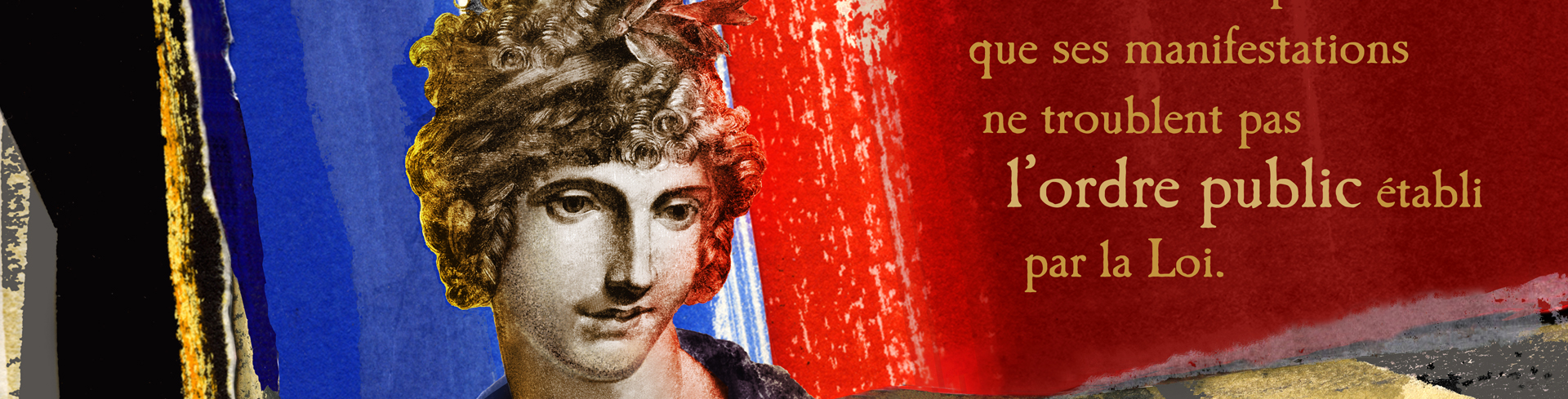 Madame Elisabeth Badinter, marraine de la tapisserie «Hommage à Olympe de Gouges»